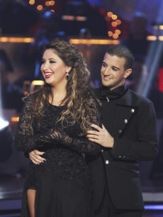 Bristol Palin and Mark Ballas listen to the judges on “Dancing,” Nov. 16, 2010
