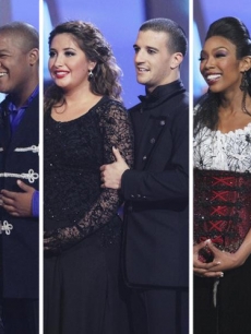 Lacey and Kyle, Bristol and Mark, Brandy and Maks on “Dancing,” Nov. 2010