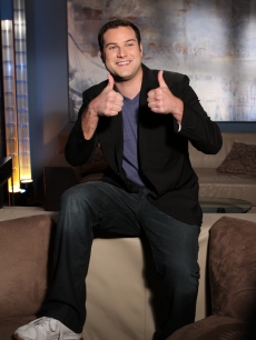 “Glee” bully Max Adler is pumped for his Access Hollywood Live interview on November 22, 2010