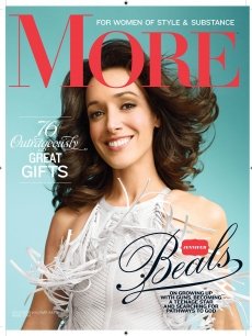 Jennifer Beals on the cover of More magazine (Dec. 2010)