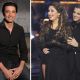 Gilles Marini on Access Hollywood Live (left), Bristol Palin, Mark Ballas on “Dancing” (right), Nov. 2010