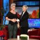 Pink announces her pregnancy news on “The Ellen DeGeneres Show,” taped on Nov. 16, airing on Nov. 17, 2010
