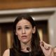 Jennifer Garner addresses the Senate Health, Education, Labor and Pensions committee at the Senate Dirksen Building in Washington, DC. on November 18, 2010