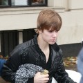 Justin Bieber is sighted leaving the BBC in London on December 2, 2010 
