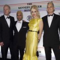 Tom Dumont, Tony Kanal, Gwen Stefani and Adrian Young of No Doubt pose for photos during the 33rd Annual Kennedy Center Honors at the Kennedy Center Hall of States in Washington, D.C. on December 5, 2010
