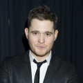 Michael Buble poses at the Z100 Jingle Ball in New York City on December 10, 2010