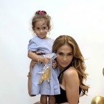 Jennifer Lopez and daughter Emme attend the Gucci Children’s Collection event on November 20, 2010 in Beverly Hills