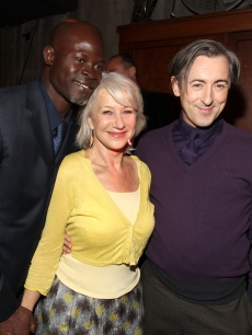 Djimon Hounsou, Helen Mirren and Alan Cumming attend the after party for the premiere of “The Tempest” at H. Wood in Los Angeles on December 6, 2010