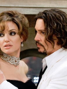 Angelina Jolie and Johnny Depp in “The Tourist”