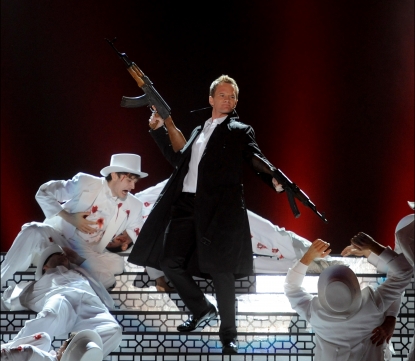 Host Neil Patrick Harris onstage at Spike TV’s “2010 Video Game Awards” at the Los Angeles Convention Center in Los Angeles on December 11, 2010
