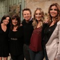 Kit Hoover, Carnie WIlson, Billy Bush, Chynna Phillips and Wendy Wilson on the set of Access Hollywood Live in LA on December 15, 2010