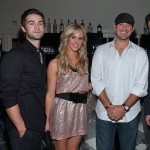 Chace Crawford, Candice Crawford and NFL star Tony Romo attend the The New Yorker party during White House Correspondents dinner weekend at the W Hotel in Washington, DC on April 30, 2010 