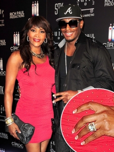 Vivica A. Fox and Omar “Slim” White arrive at LeBron James’ 26th birthday party at Coco de Ville at The Gansevoort in Miami Beach, Florida on December 30, 2010