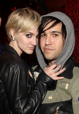 Ashlee Simpson and Pete Wentz attend the “X Life” Launch Party at Beso in Hollywood, California on December 15, 2010