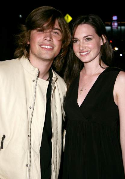 Zac Hanson and his wife Kathryn Tucker arrive at the Warner Independent Pictures’ “Darfur Now” screening held at the Directors Guild of America in Los Angeles on October 30, 2007 
