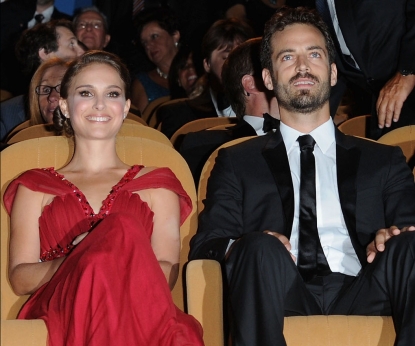 Natalie Portman and Benjamin Millipied in September 2010