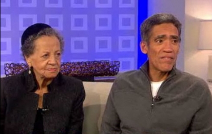 Ted Williams and mom Julia Williams on NBC’s the “Today” show on January 7, 2011 