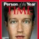 Time magazine’s 2010 “Person of the Year” issue, featuring Facebook founder and CEO Mark Zuckerberg