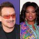 Bono and Oprah Winfrey