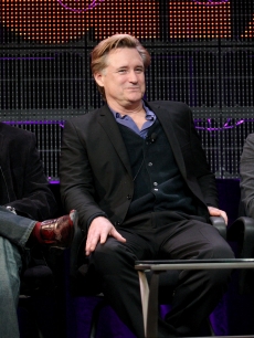 Mekhi Phifer, Bill Pullman, and Eve Myles speak during the “Torchwood: The New World” panel at the Starz portion of the 2011 Winter TCA press tour held at the Langham Hotel, Pasadena, January 7, 2011