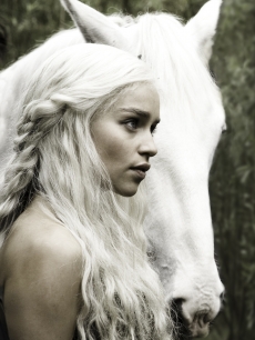 Emilia Clarke as Daenerys Targaryen in “Game of Thrones,” 2011