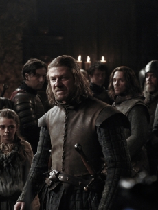 Maisie Williams as Arya Stark and Sean Bean as Ned Star in “Game of Thrones,” 2011