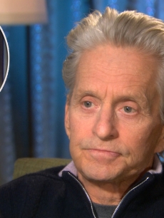 Billy Bush interviews Michael Douglas for Access Hollywood, NYC, Jan. 10, 2010