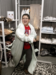 “Modern Family’s” Rico Rodriguez is loving his new robe from Little Giraffe!