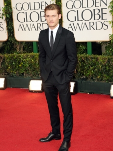 Alex Pettyfer arrives at the 68th Annual Golden Globe Awards held at The Beverly Hilton hotel in Beverly Hills on January 16, 2011
