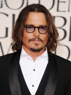 Johnny Depp arrives at the 68th Annual Golden Globe Awards held at The Beverly Hilton hotel in Beverly Hills on January 16, 2011 