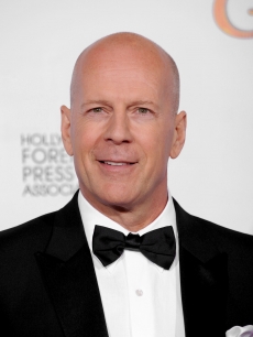Bruce Willis poses in the press room at the 68th Annual Golden Globe Awards held at The Beverly Hilton hotel, Beverly Hills, January 16, 2011
