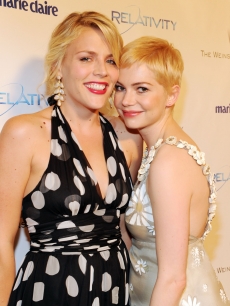Busy Philipps and Michelle Williams arrive at Relativity Media and The Weinstein Company’s 2011 Golden Globe Awards After Party presented by Marie Claire held at The Beverly Hilton hotel on January 16, 2011