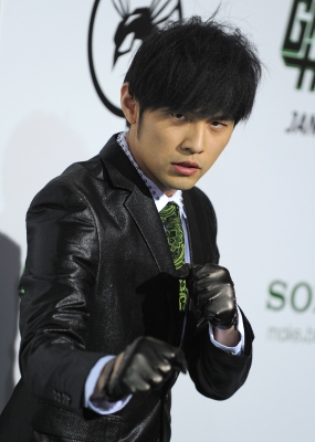 Jay Chou arrives at “The Green Hornet” premiere at Graumans Chinese Theatre in Hollywood, Calif. on January 10, 2011