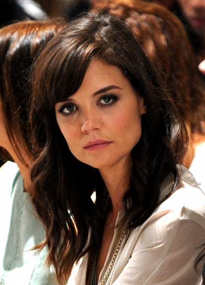 Katie Holmes attends the Calvin Klein Spring 2011 fashion show during Mercedes-Benz Fashion Week at 205 West 39th Street, New York City, September 16, 2010