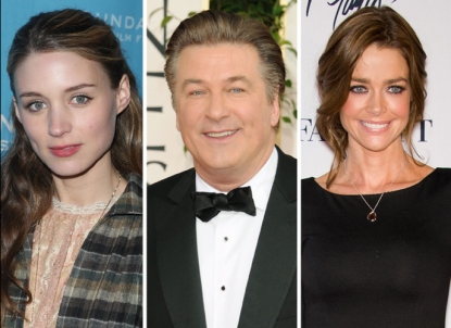 Rooney Mara, Alec Baldwin, Denise Richards