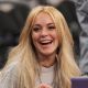 Lindsay Lohan attends a game between the New York Knicks and the Los Angeles Lakers at Staples Center in Los Angeles on January 9, 2011