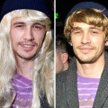 James Franco wigs out in Park City, Utah, on January 21, 2011