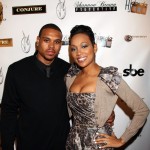 Shannon Brown and Monica Arnold attend Shannon Brown’s 2010 Birthday Bash at The Colony in Hollywood on December 5, 2010 