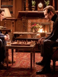 James McAvoy and Michael Fassbender star as Professor X and Magneto in “X-Men: First Class”