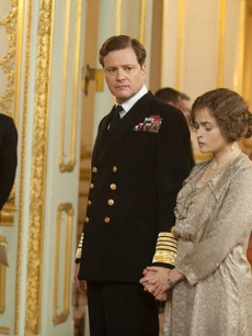 Geoffrey Rush, Colin Firth and Helena Bonham Carter in “The King’s Speech,” 2010