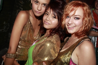Sofia Black-D’Elia, Camille Cresencia-Mills and Rachel Thevenard in MTV’s “Skins,” 2011