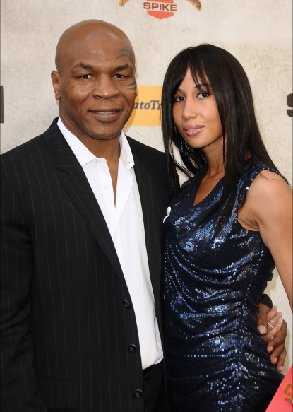 Mike Tyson and Lakiha Spicer attend Spike TV’s 4th annual “Guys Choice Awards” at Sony Studios in Los Angeles on June 5, 2010 