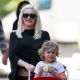 Gwen Stefani seen with kids Kingston Rossdale and Zuma Rossdale in Central Park on September 17, 2010 in New York City