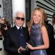 Designer Karl Lagerfeld and actress Blake Lively attend the reopening of the CHANEL SoHo Boutique at the Chanel Boutique Soho on September 9, 2010 in New York City