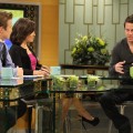 Channing Tatum chats with Billy Bush and Kit Hoover on Access Hollywood Live on February 3, 2011