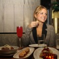 Ali Fedotowsky was spotted dining with her closest friends at the Lower East Side hot spot Beauty & Essex on February 2, 2011.
