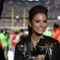 Maria Menounos is set for the big game at Super Bowl XLV in Dallas, Texas, on February 6, 2011