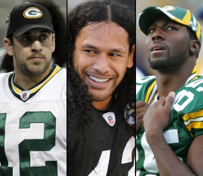 Aaron Rodgers/Troy Polamalu/Greg Jennings