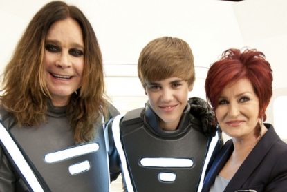 Ozzy, Justin Bieber and Sharon Osborne
