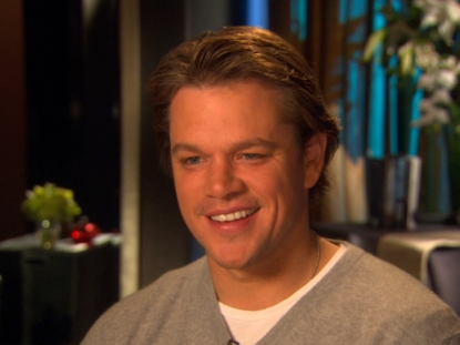 Matt Damon chat with Access Hollywood at junket for “The Adjustment Bureau” in New York City on February 11, 2011
